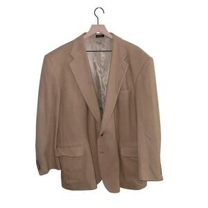 STAFFORD mens camel hair sports coat 42